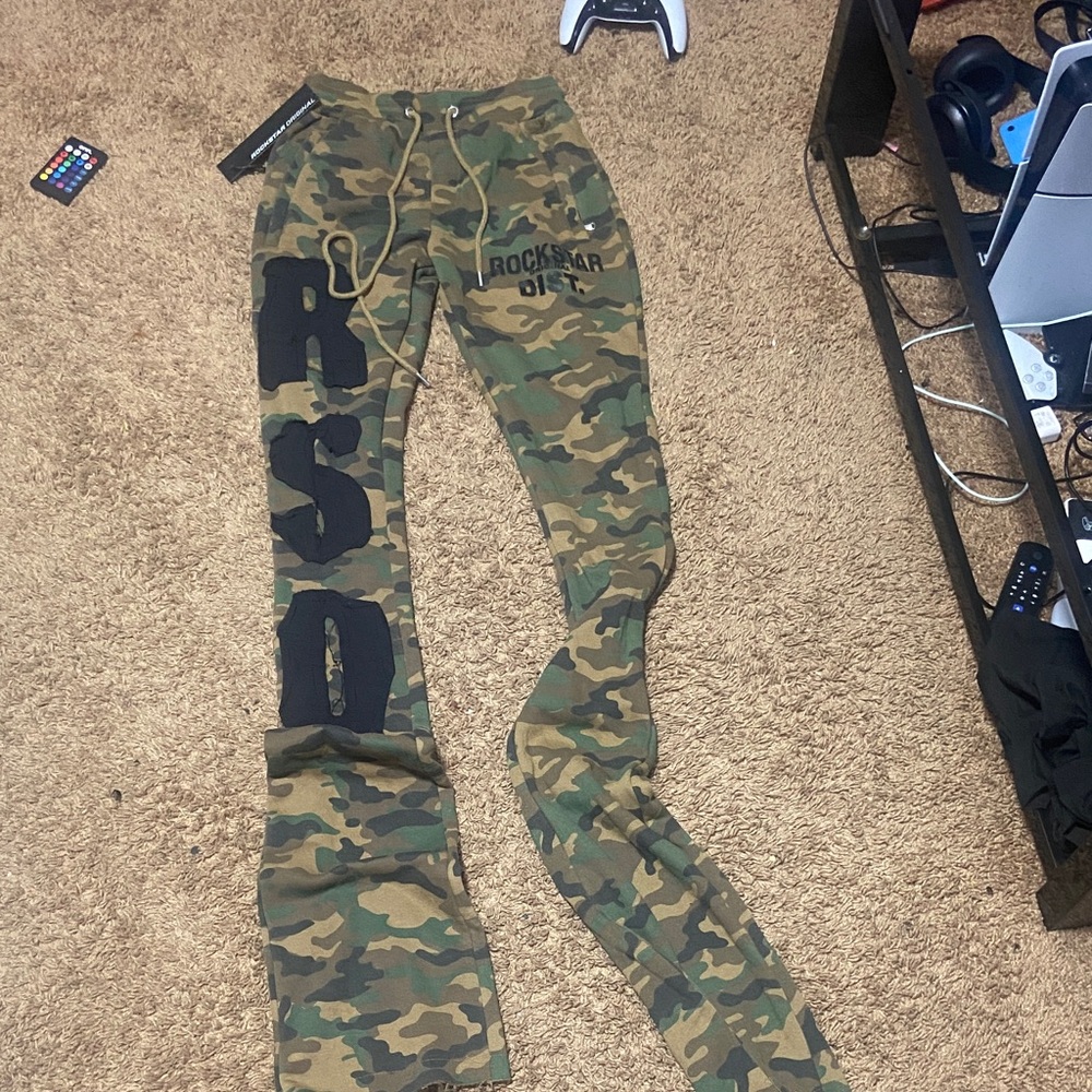 Rockstar Camo Joggers with Black Accents